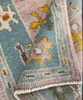 Turkish Oushak Rug 2'2" x 2'10" #24328