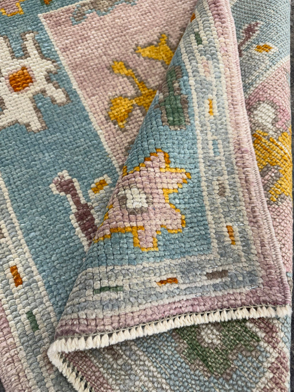 Turkish Oushak Rug 2'2" x 2'10" #24328