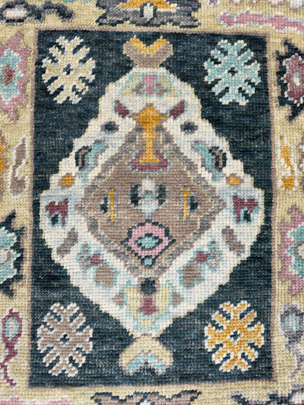 Turkish Oushak Rug 2'2' x 2'10" #24330
