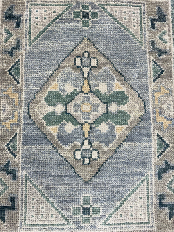 Turkish Oushak Rug 2'1' x 2'11" #24331