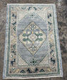 Turkish Oushak Rug 2'1' x 2'11" #24331