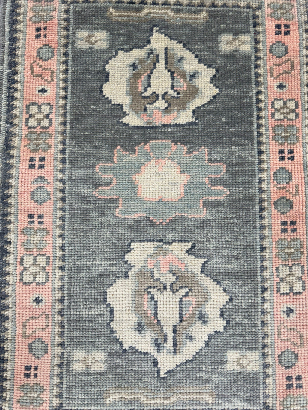Turkish Oushak Rug 2'3" x 3'4" #24334