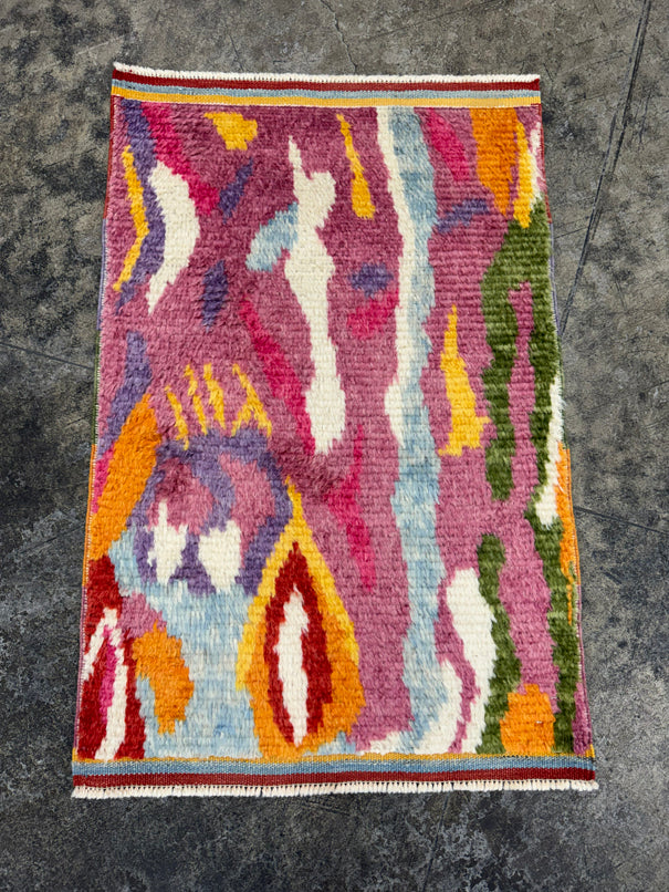 Turkish Oushak Rug 2'3" x 3'3" #24335