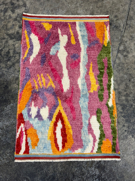 Turkish Oushak Rug 2'3" x 3'3" #24335