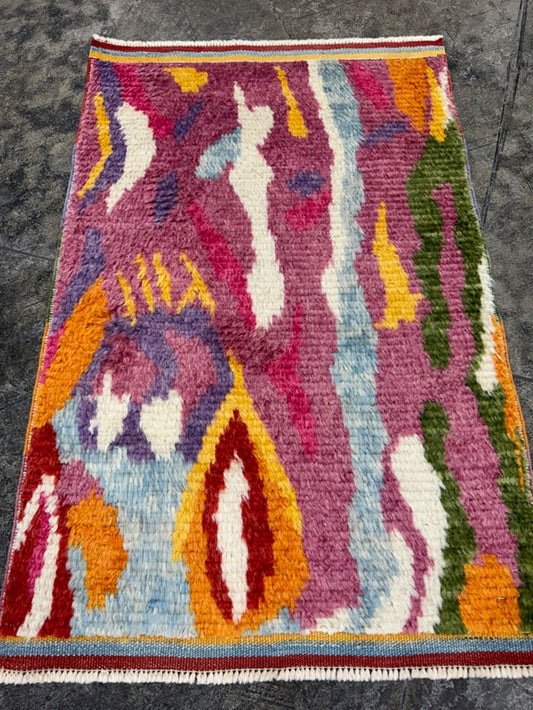 Turkish Oushak Rug 2'3" x 3'3" #24335