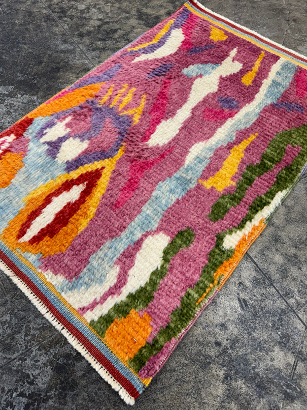 Turkish Oushak Rug 2'3" x 3'3" #24335