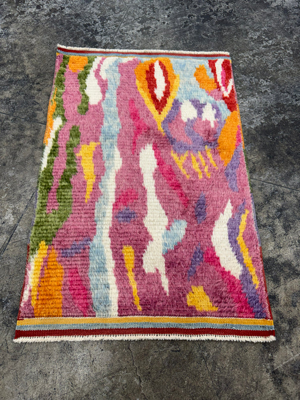 Turkish Oushak Rug 2'3" x 3'3" #24335