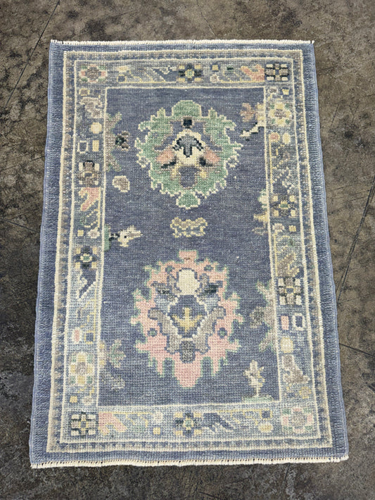 Turkish Oushak Rug 2'3" x 3'4" #24336