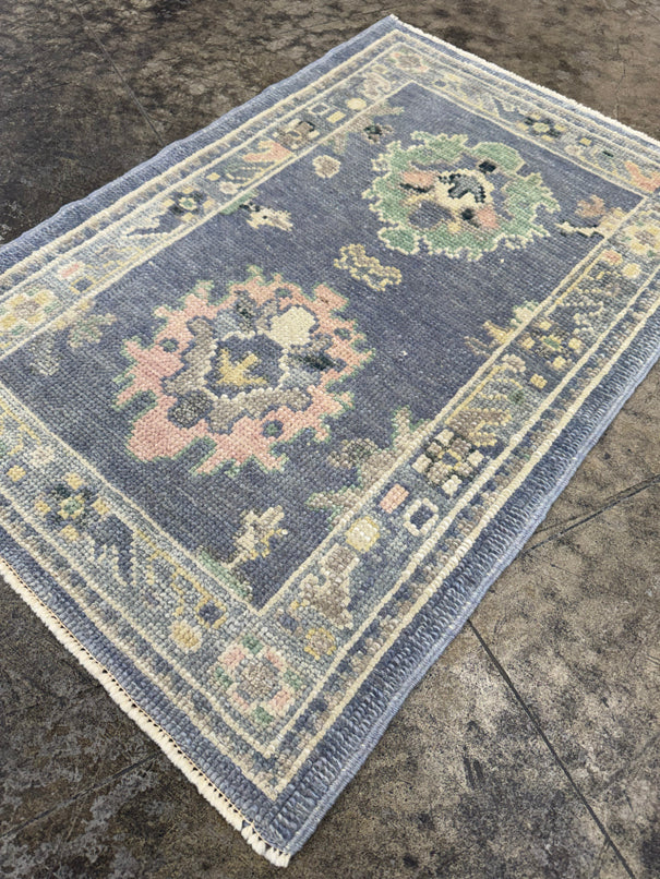 Turkish Oushak Rug 2'3" x 3'4" #24336