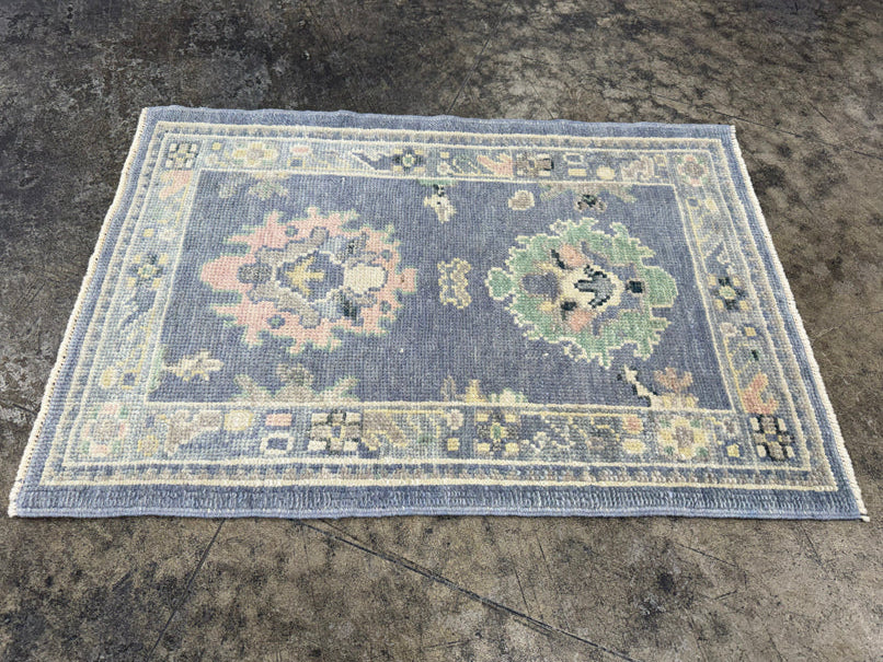 Turkish Oushak Rug 2'3" x 3'4" #24336