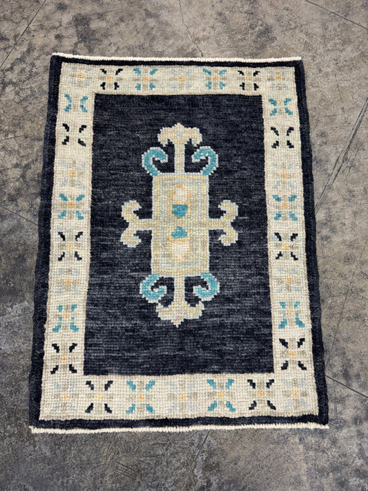 Turkish Oushak Rug 2'4" x 3'1" #24337