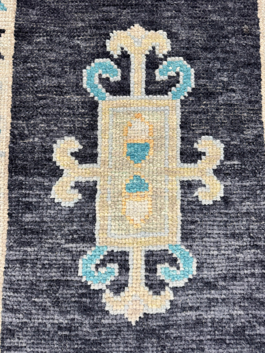 Turkish Oushak Rug 2'4" x 3'1" #24337