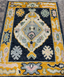 Turkish Oushak Rug 2'2" x 2'11" #24338