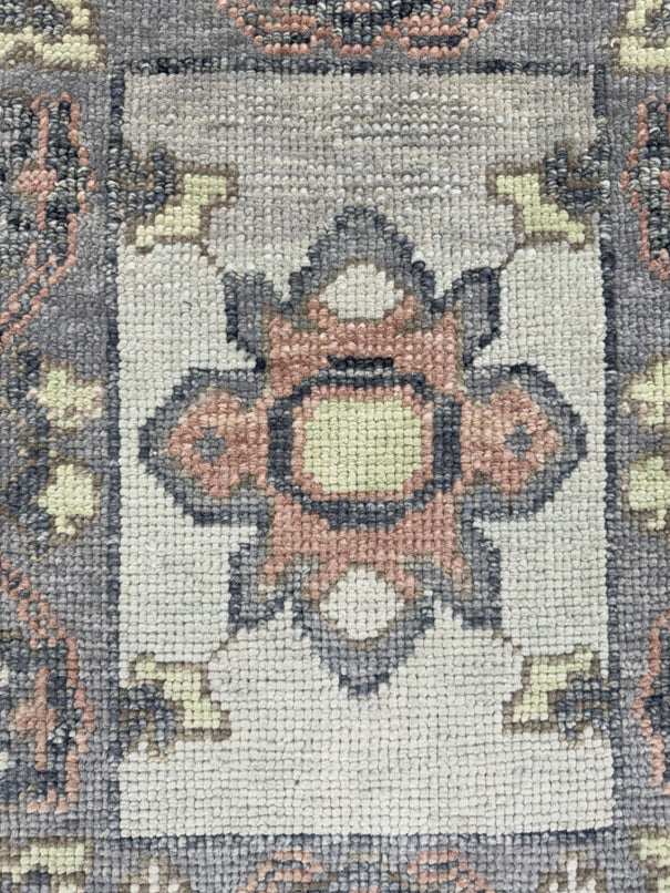 Turkish Oushak Rug 2'2" x 2'10" #24333