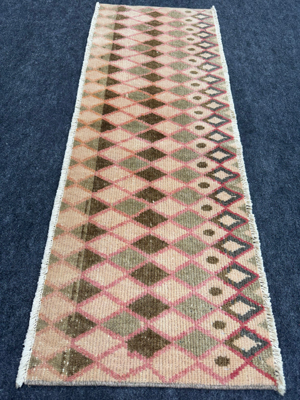 Turkish Vintage Rug  1'6" x 4'1" #24425