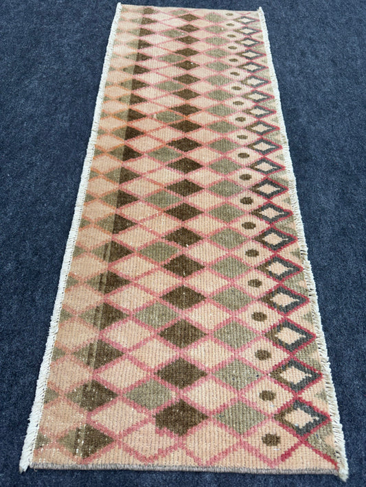 Turkish Vintage Rug  1'6" x 4'1" #24425