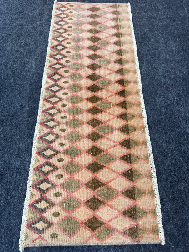 Turkish Vintage Rug  1'6" x 4'1" #24425