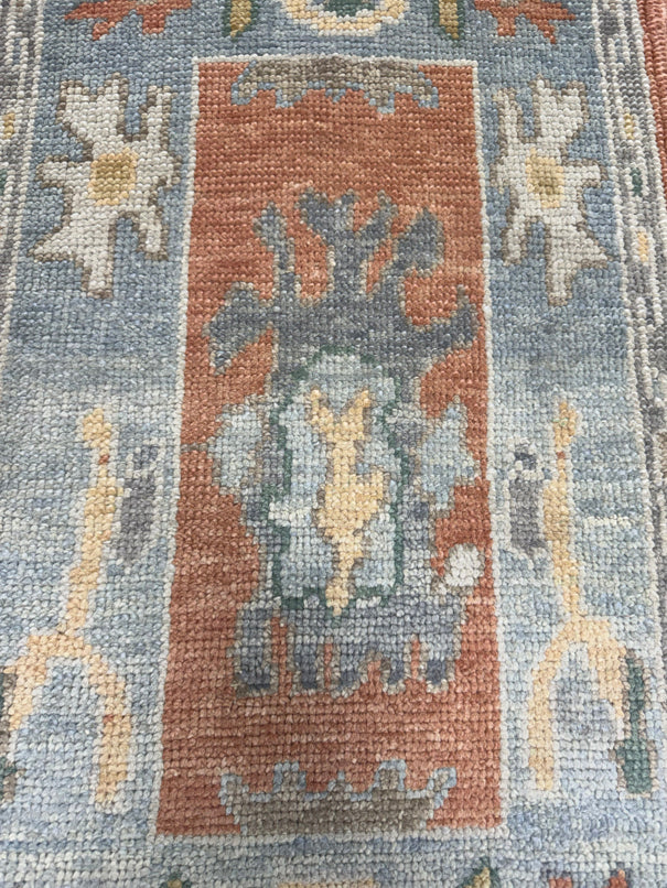Turkish Oushak Rug 2'1" x 3'5" #24417