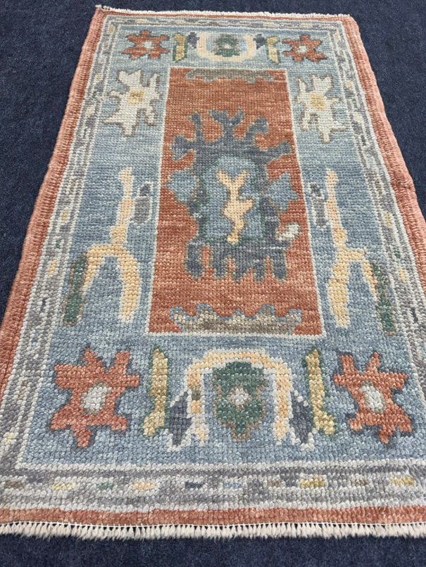 Turkish Oushak Rug 2'1" x 3'5" #24415