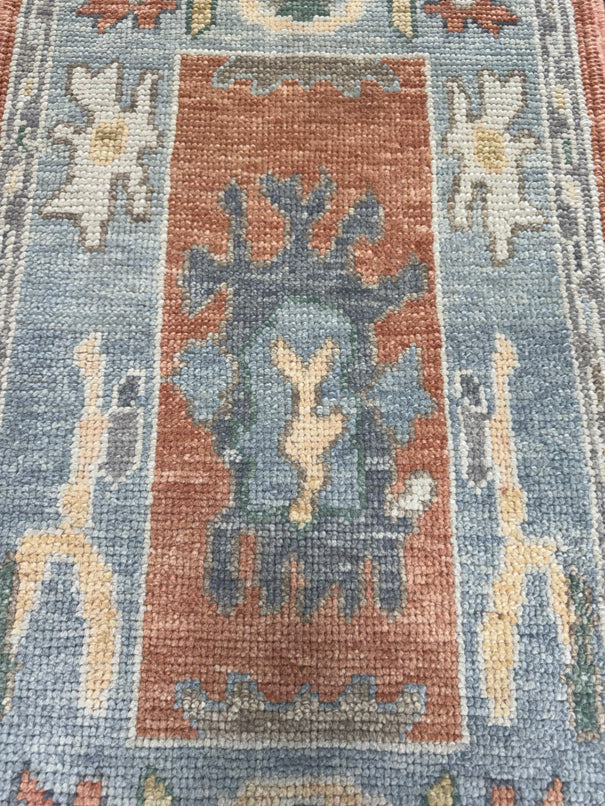 Turkish Oushak Rug 2'1" x 3'5" #24415