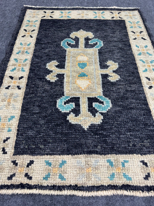 Turkish Oushak Rug 2'4" x 3'1" #24413