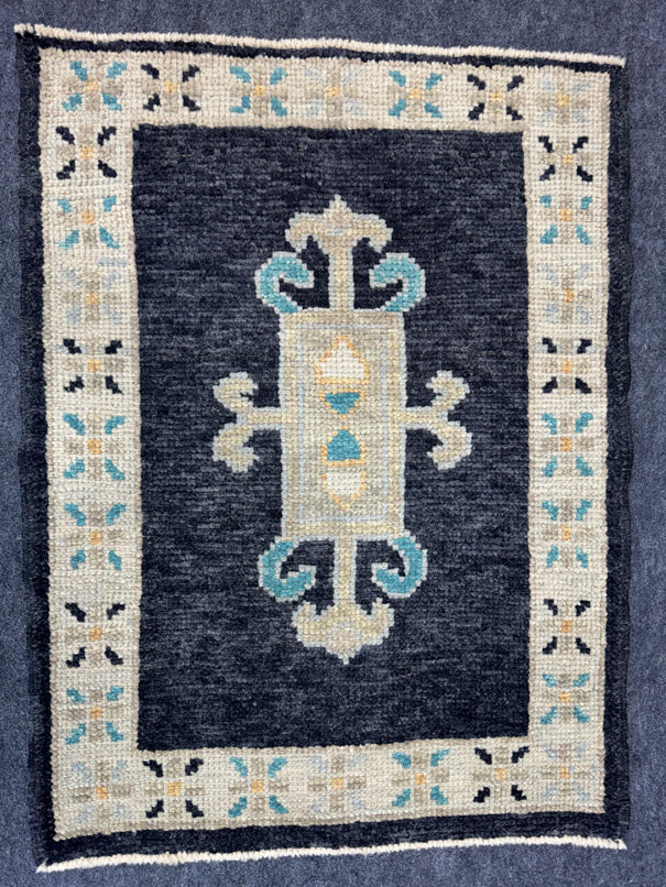 Turkish Oushak Rug 2'4" x 3'1" #24413
