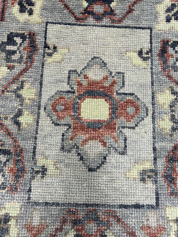 Turkish Oushak Rug 2'3" x 2'10" #24403