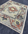 Turkish Oushak Rug 2'3" x 2'10" #24403