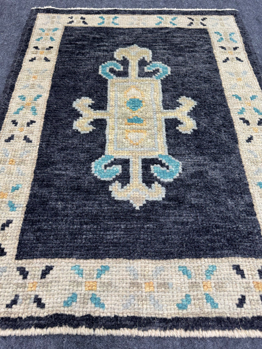 Turkish Oushak Rug 2'4" x 3'1" #24402