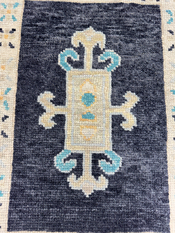 Turkish Oushak Rug 2'4" x 3'1" #24402