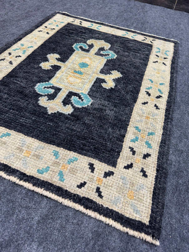 Turkish Oushak Rug 2'4" x 3'1" #24402