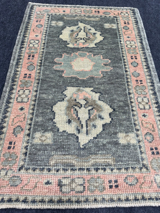 Turkish Oushak Rug 2'3" x 3'4" #24404