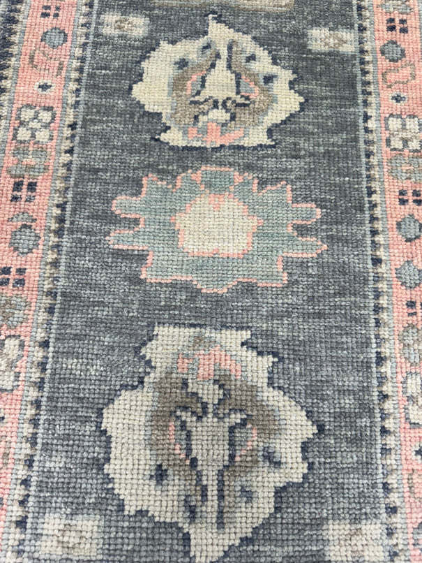 Turkish Oushak Rug 2'3" x 3'4" #24404