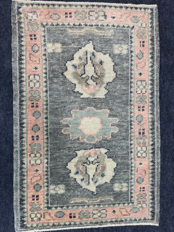 Turkish Oushak Rug 2'3" x 3'4" #24404