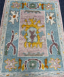 Turkish Oushak Rug 2'2" x 2'10" #24405