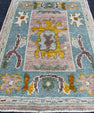 Turkish Oushak Rug 2'2" x 2'10" #24405