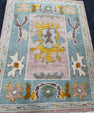 Turkish Oushak Rug 2'2" x 2'10" #24405