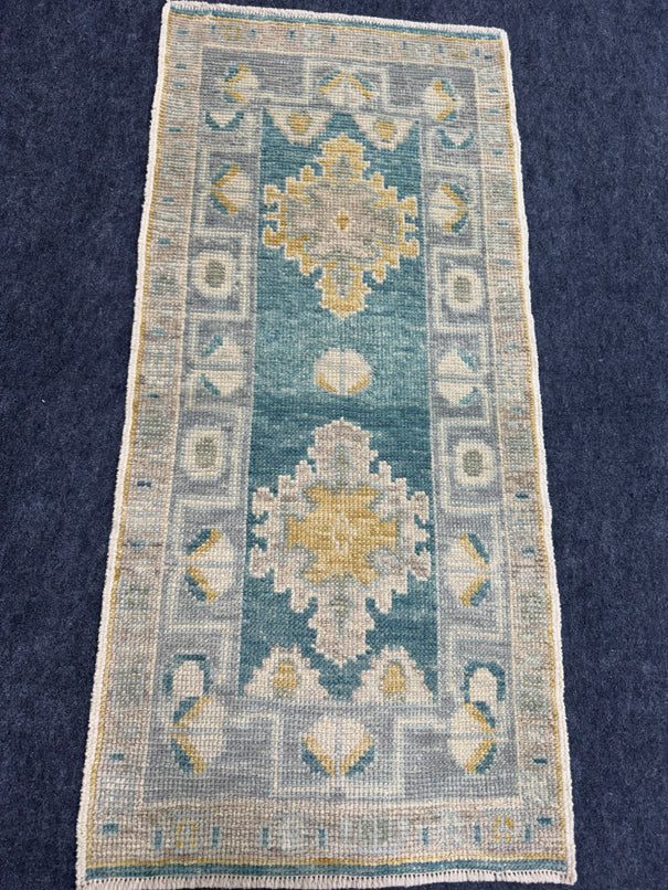 Turkish Oushak Rug 2'2" x 4'10" #24406