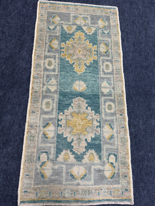 Turkish Oushak Rug 2'2" x 4'10" #24406