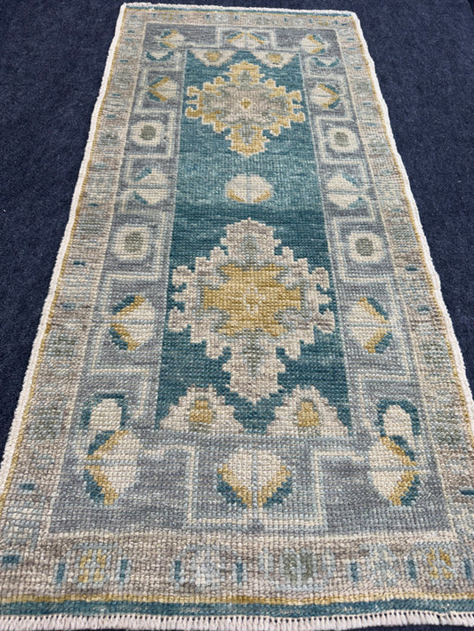 Turkish Oushak Rug 2'2" x 4'10" #24406