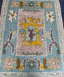 Turkish Oushak Rug 2'3" x 2'11" #24412