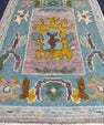 Turkish Oushak Rug 2'3" x 2'11" #24412