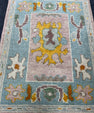 Turkish Oushak Rug 2'3" x 2'11" #24412