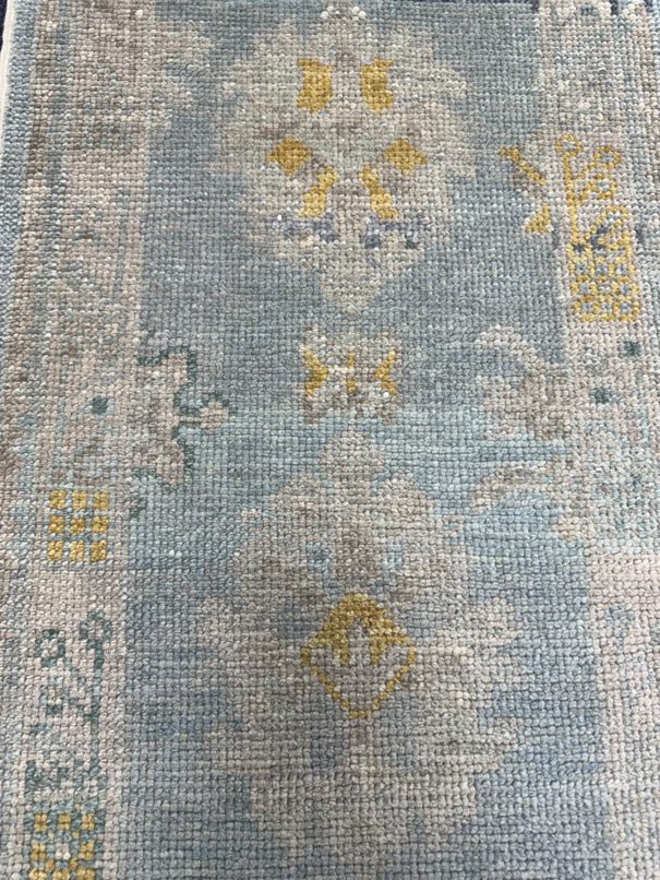 Turkish Oushak Rug 2'1" x 3'5" #24407