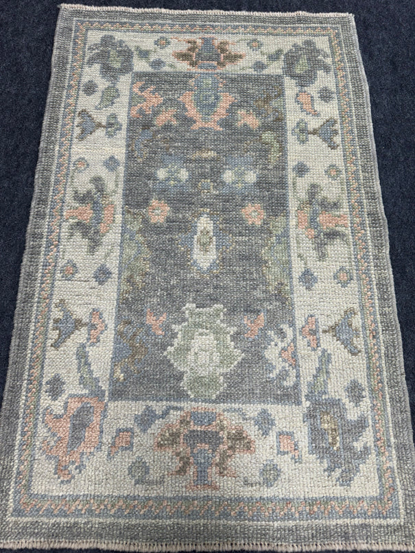 Turkish Oushak Rug 2'2" x 3'4" #24408