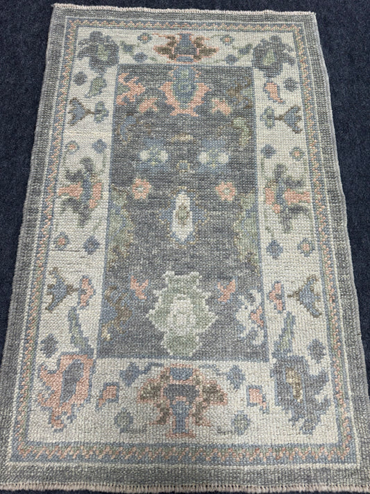 Turkish Oushak Rug 2'2" x 3'4" #24408