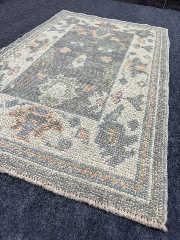 Turkish Oushak Rug 2'2" x 3'4" #24408