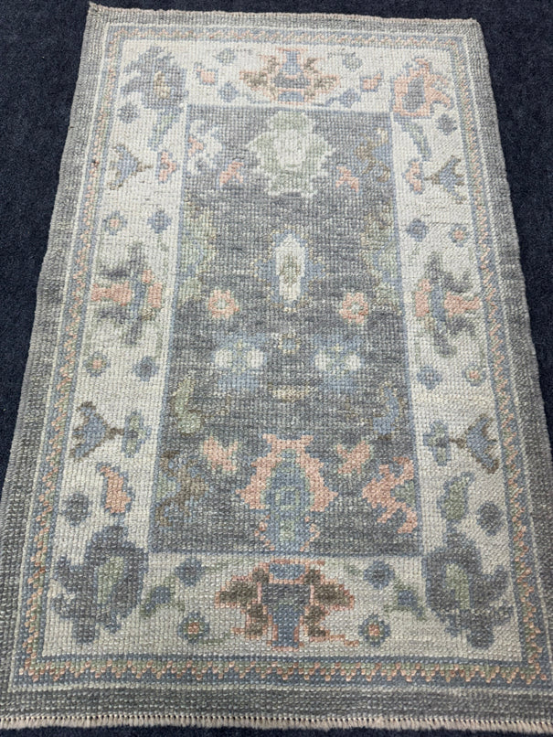 Turkish Oushak Rug 2'2" x 3'4" #24408