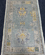 Turkish Oushak Rug 2'2" x 3'5" #24409