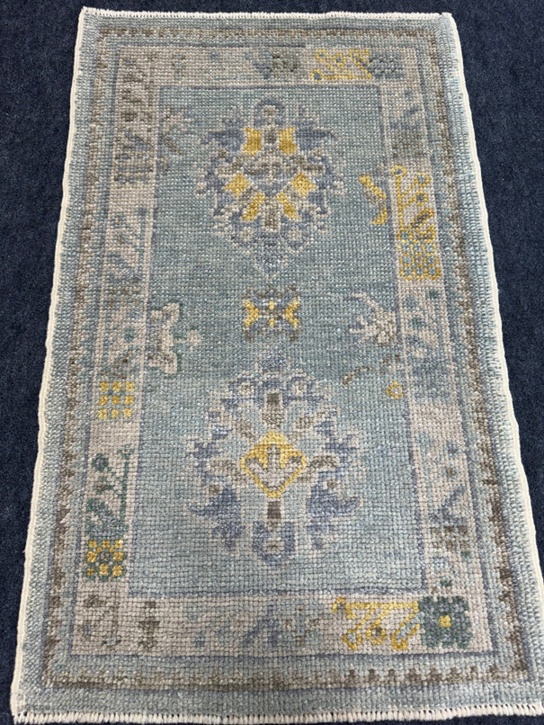 Turkish Oushak Rug 2'2" x 3'5" #24409